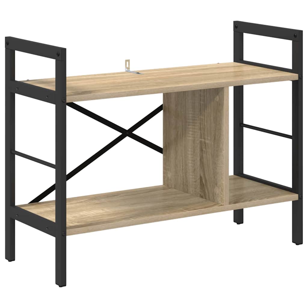 vidaXL Półka na książki Dąb Sonoma 75 x 30 x 58,5 cm