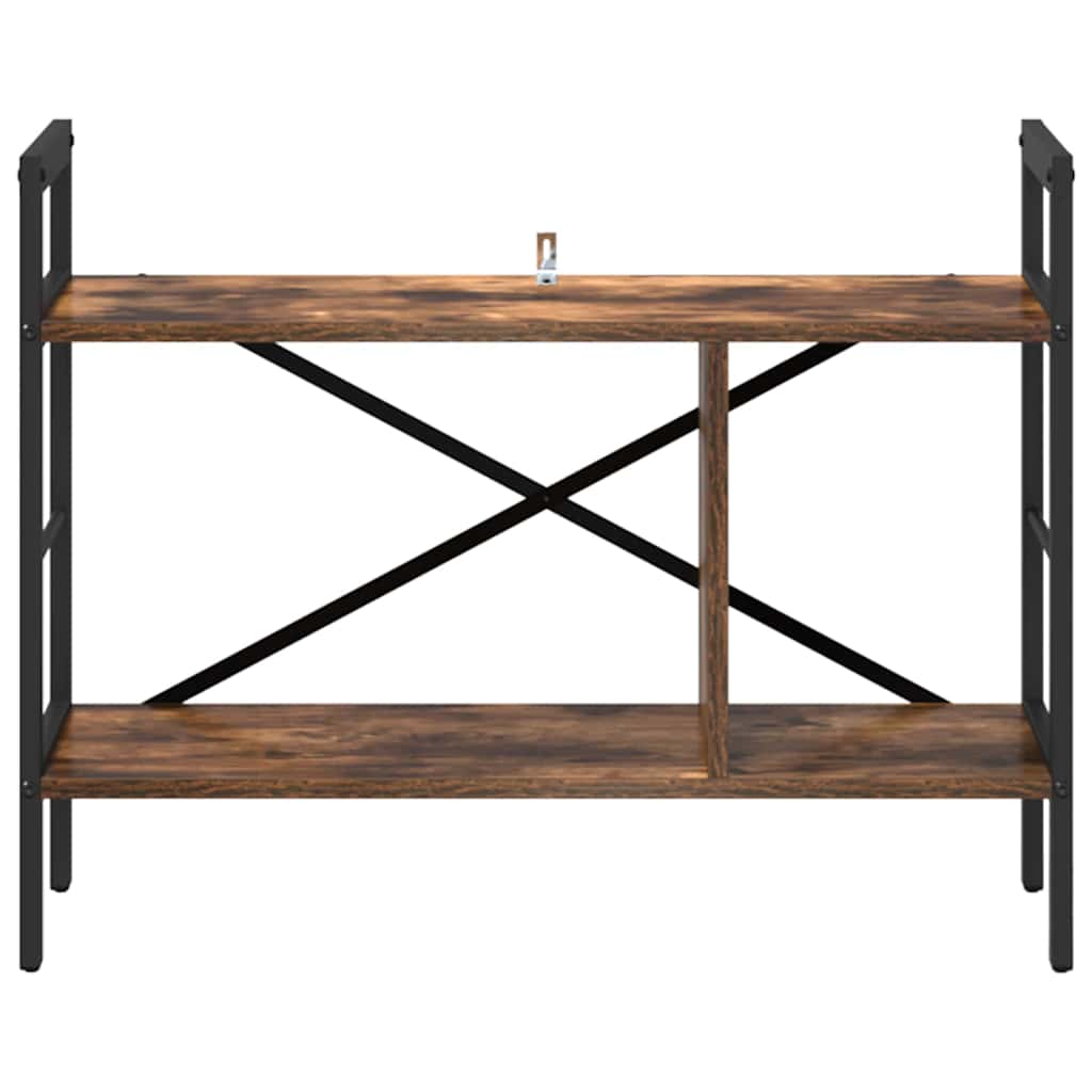 vidaXL Półka na książki Dąb wędzony 75 x 30 x 58,5 cm