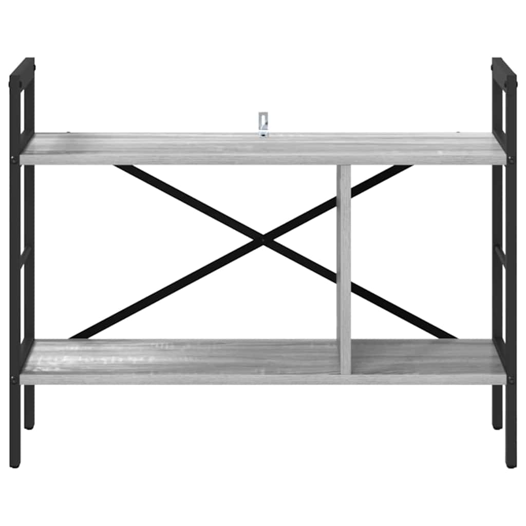 vidaXL Półka na książki Szary Sonoma 75 x 30 x 58,5 cm
