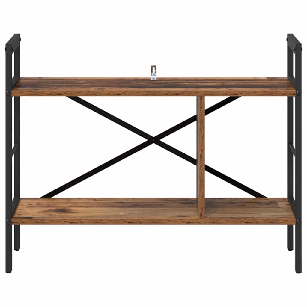 vidaXL Półka na książki Stare drewno 75 x 30 x 58,5 cm