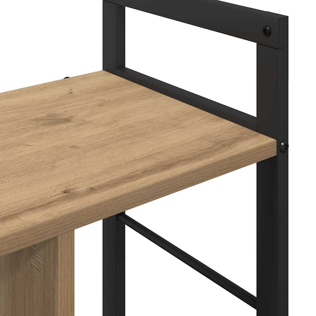 vidaXL Półka na książki Dąb rzemieślniczy 75 x 30 x 58,5 cm
