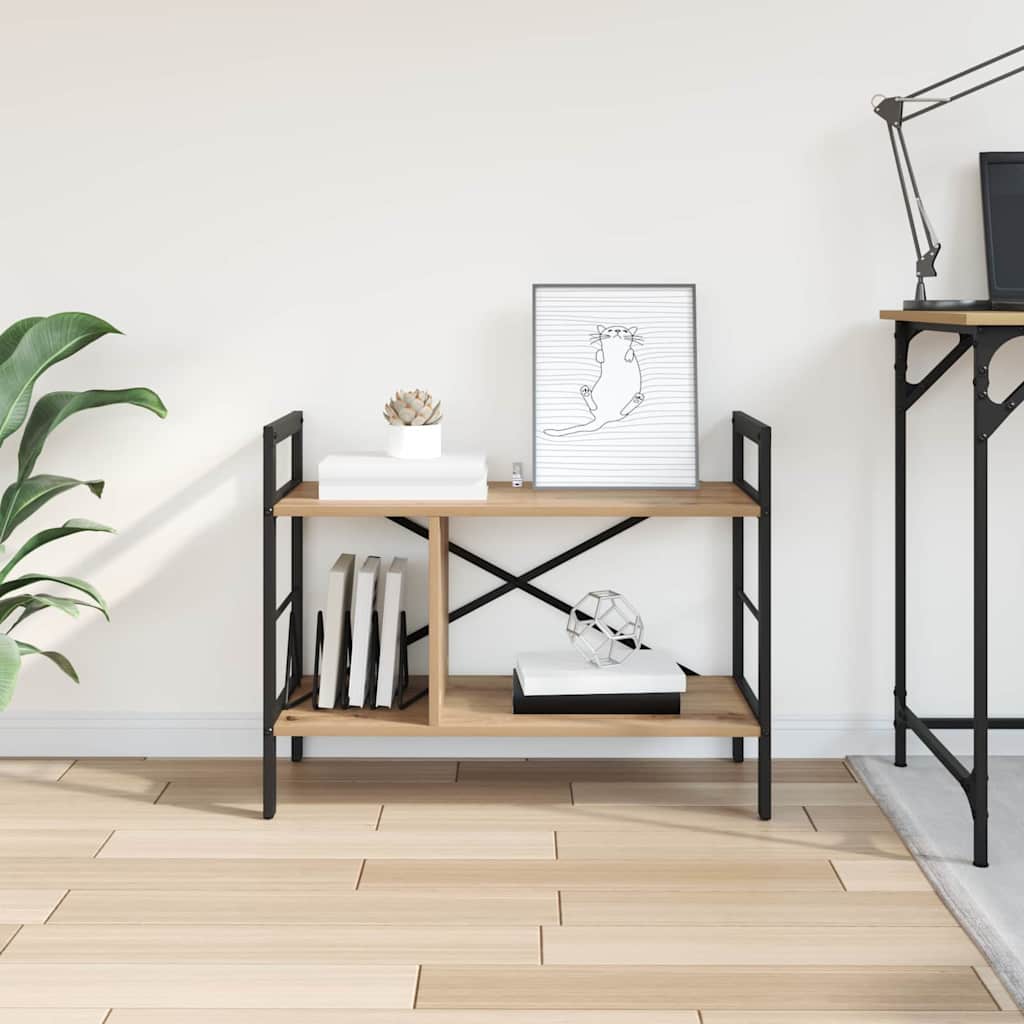 vidaXL Półka na książki Dąb rzemieślniczy 75 x 30 x 58,5 cm