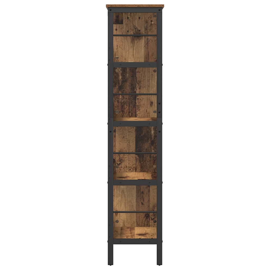 vidaXL Półka na książki Stare drewno 82 x 32 x 144,5 cm