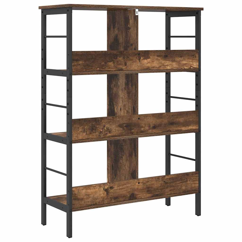 vidaXL Półka na książki Dąb wędzony 82 x 32 x 112 cm