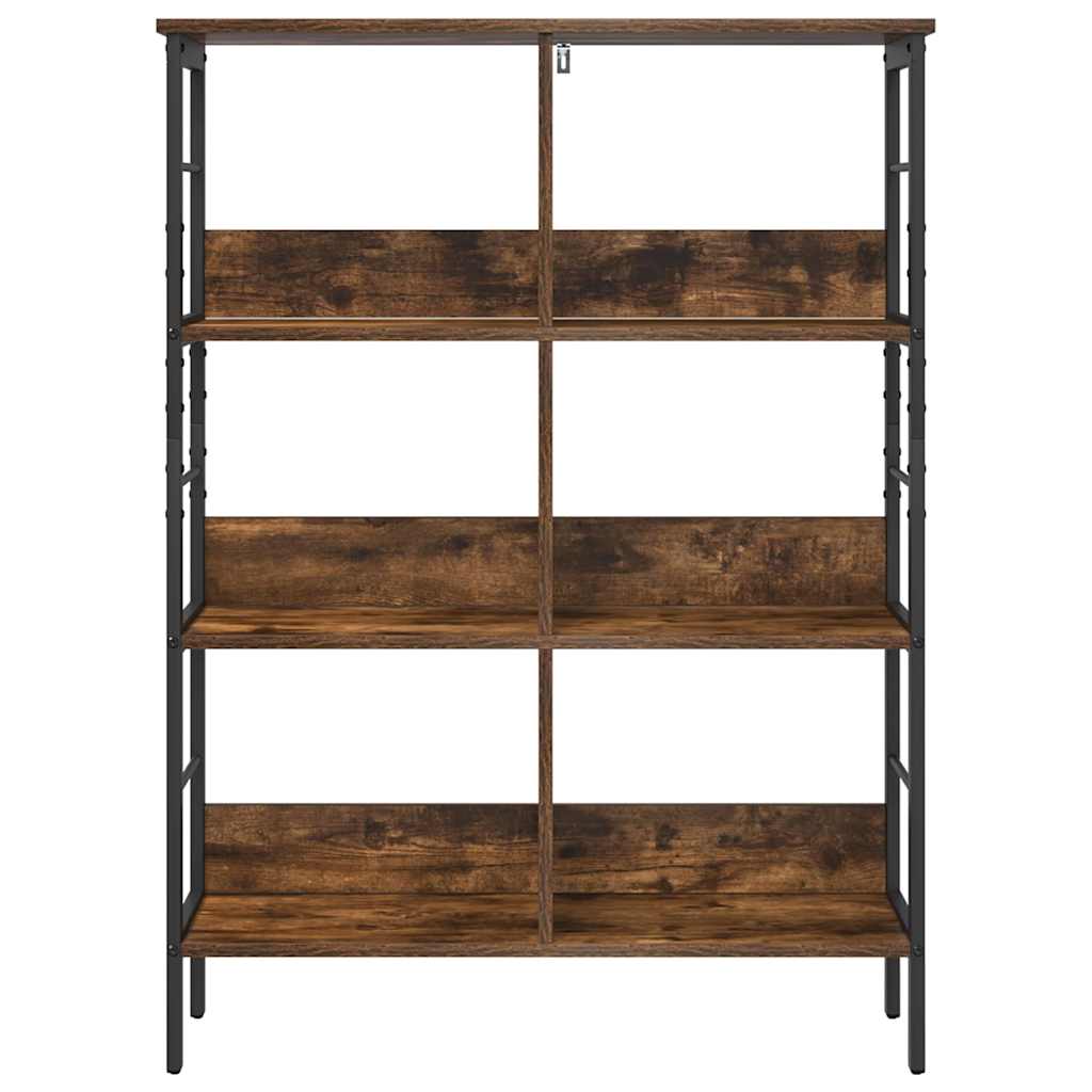 vidaXL Półka na książki Dąb wędzony 82 x 32 x 112 cm
