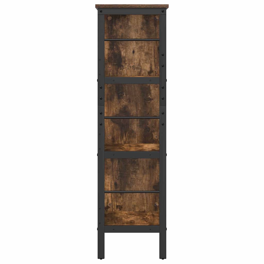 vidaXL Półka na książki Dąb wędzony 82 x 32 x 112 cm