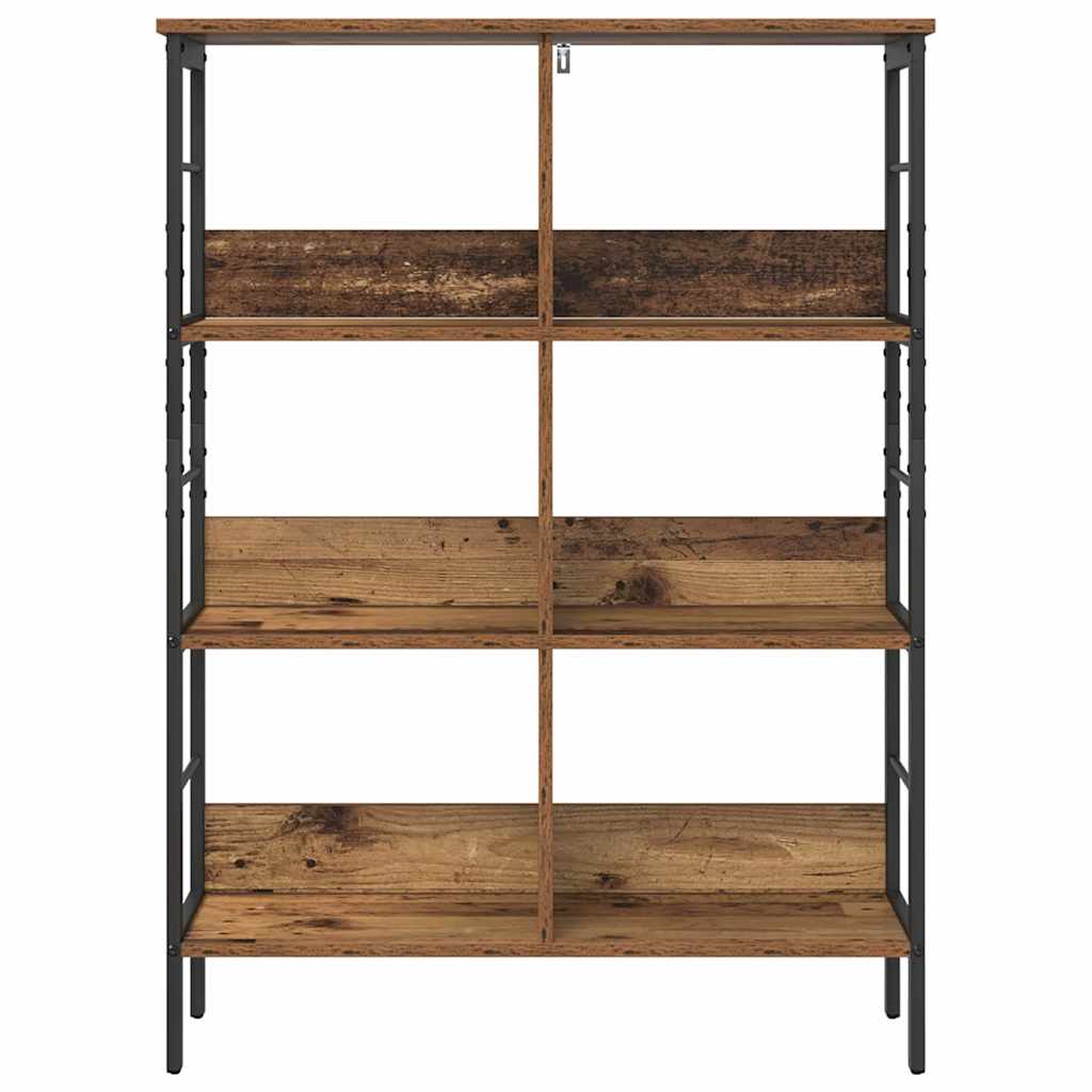 vidaXL Półka na książki Stare drewno 82 x 32 x 112 cm