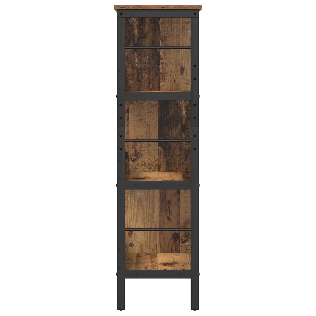 vidaXL Półka na książki Stare drewno 82 x 32 x 112 cm
