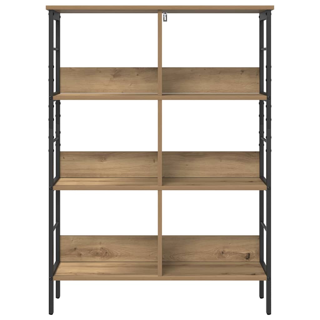 vidaXL Półka na książki Dąb rzemieślniczy 82 x 32 x 112 cm