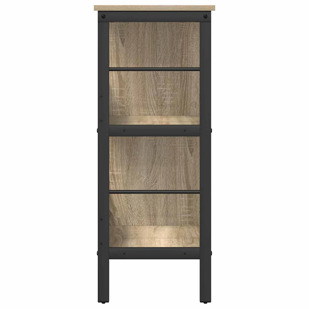 vidaXL Półka na książki Dąb Sonoma 82 x 32 x 79 cm