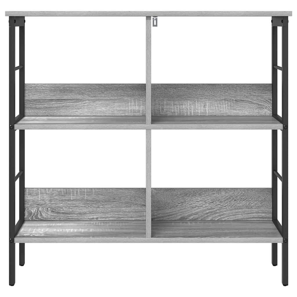 vidaXL Półka na książki Szary Sonoma 82 x 32 x 79 cm