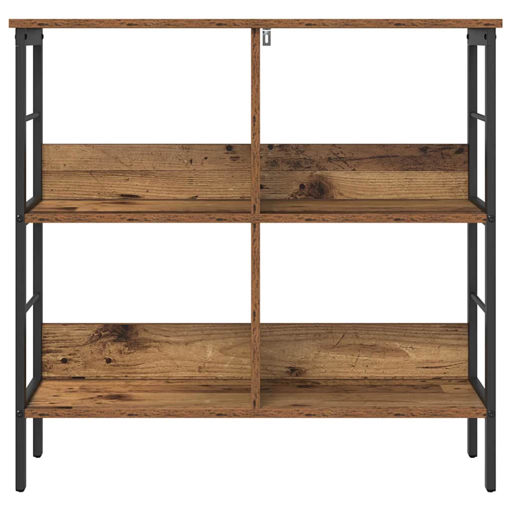 vidaXL Półka na książki Stare drewno 82 x 32 x 79 cm