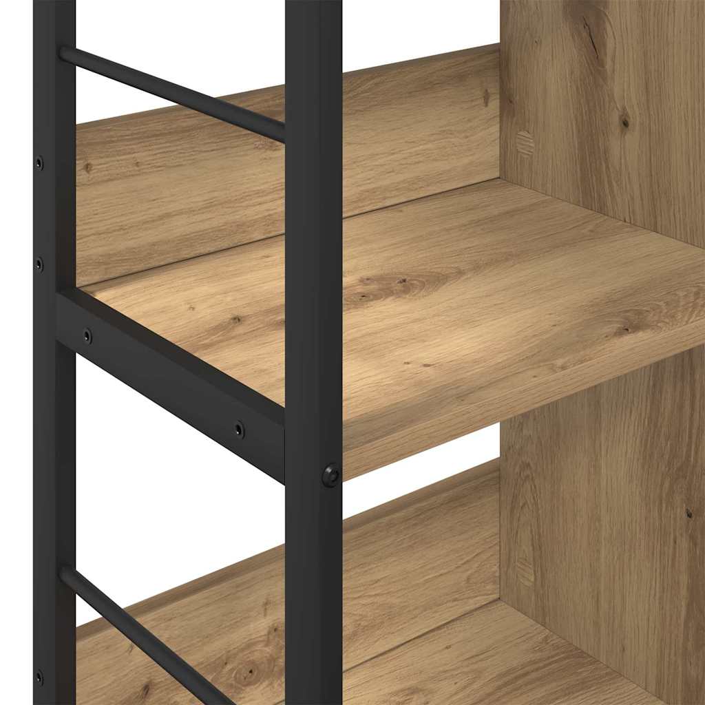 vidaXL Półka na książki 4 poziomy 82 x 32 x 79 cm Drewno inżynieryjne