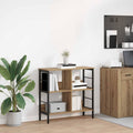 vidaXL Półka na książki 4 poziomy 82 x 32 x 79 cm Drewno inżynieryjne