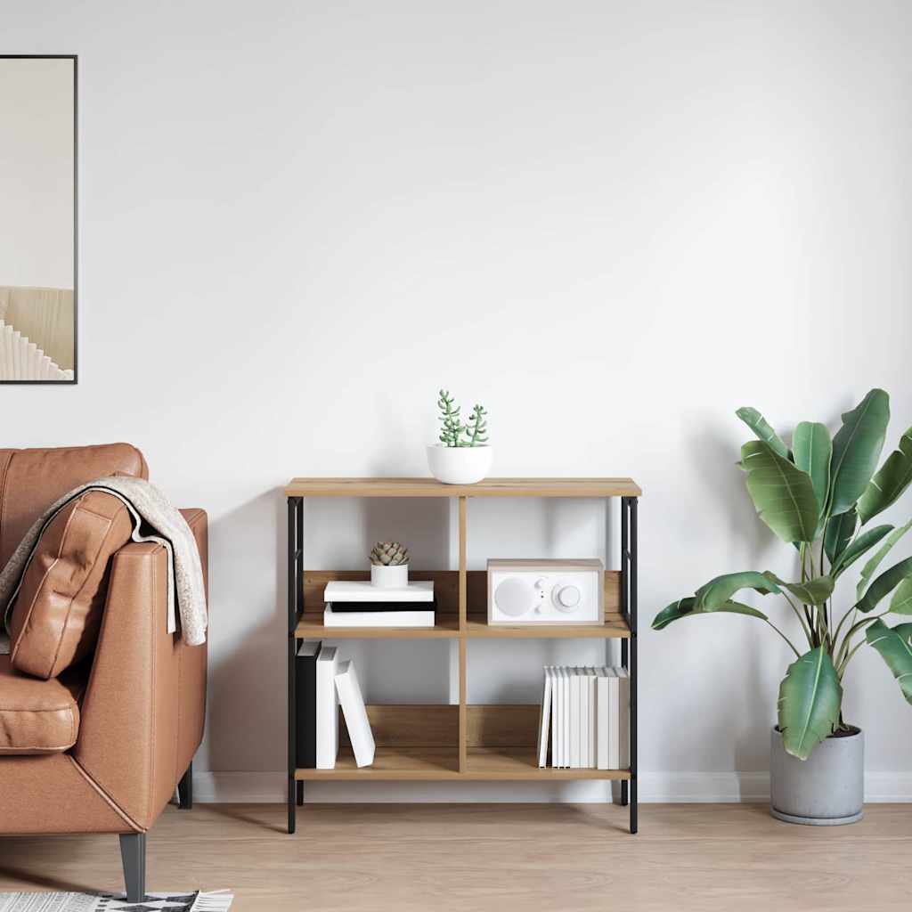 vidaXL Półka na książki 4 poziomy 82 x 32 x 79 cm Drewno inżynieryjne