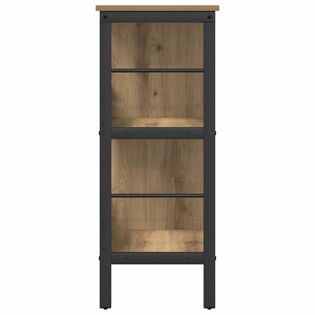 vidaXL Półka na książki 4 poziomy 82 x 32 x 79 cm Drewno inżynieryjne