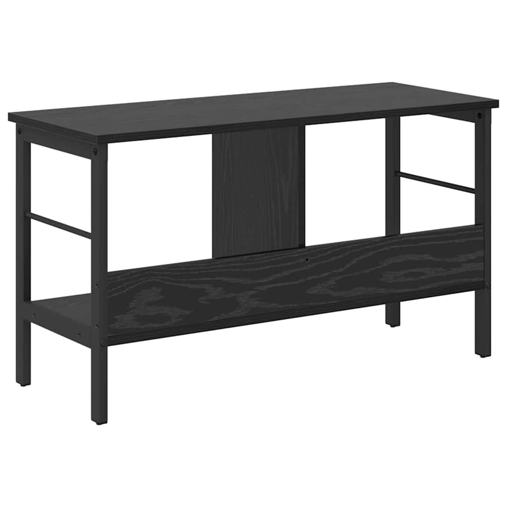 vidaXL Półka na książki Czarny Dąb 82 x 32 x 47 cm