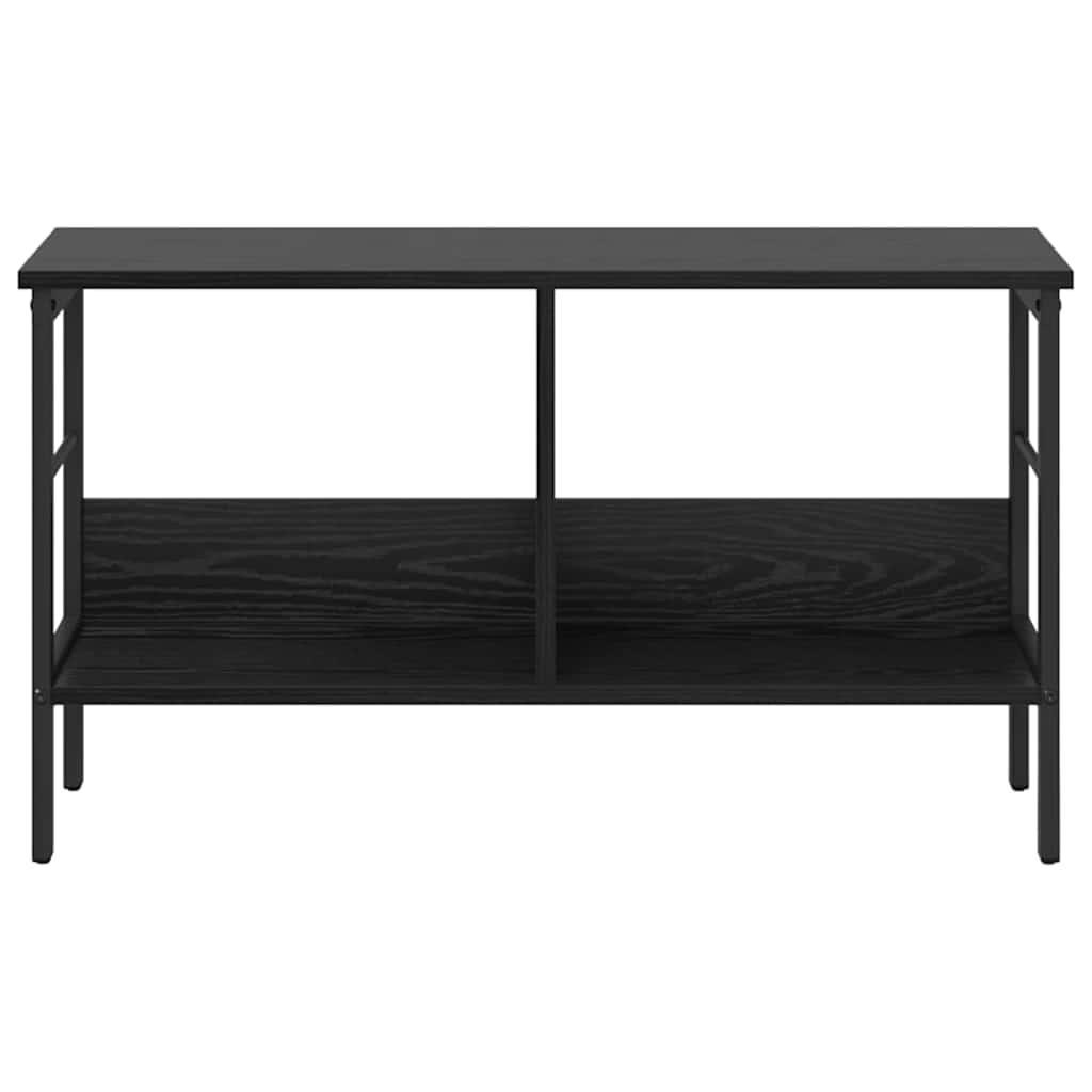 vidaXL Półka na książki Czarny Dąb 82 x 32 x 47 cm