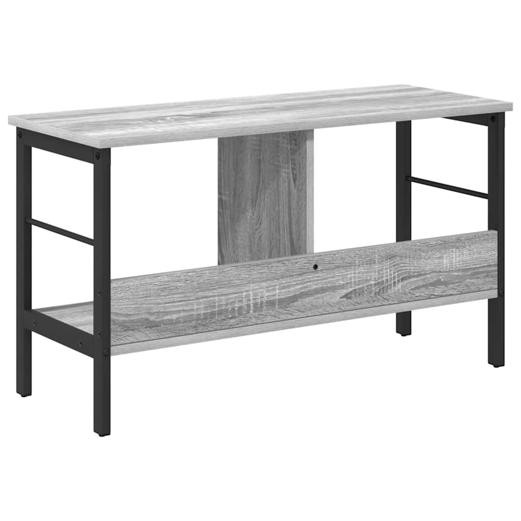 vidaXL Półka na książki Szary Sonoma 82 x 32 x 47 cm