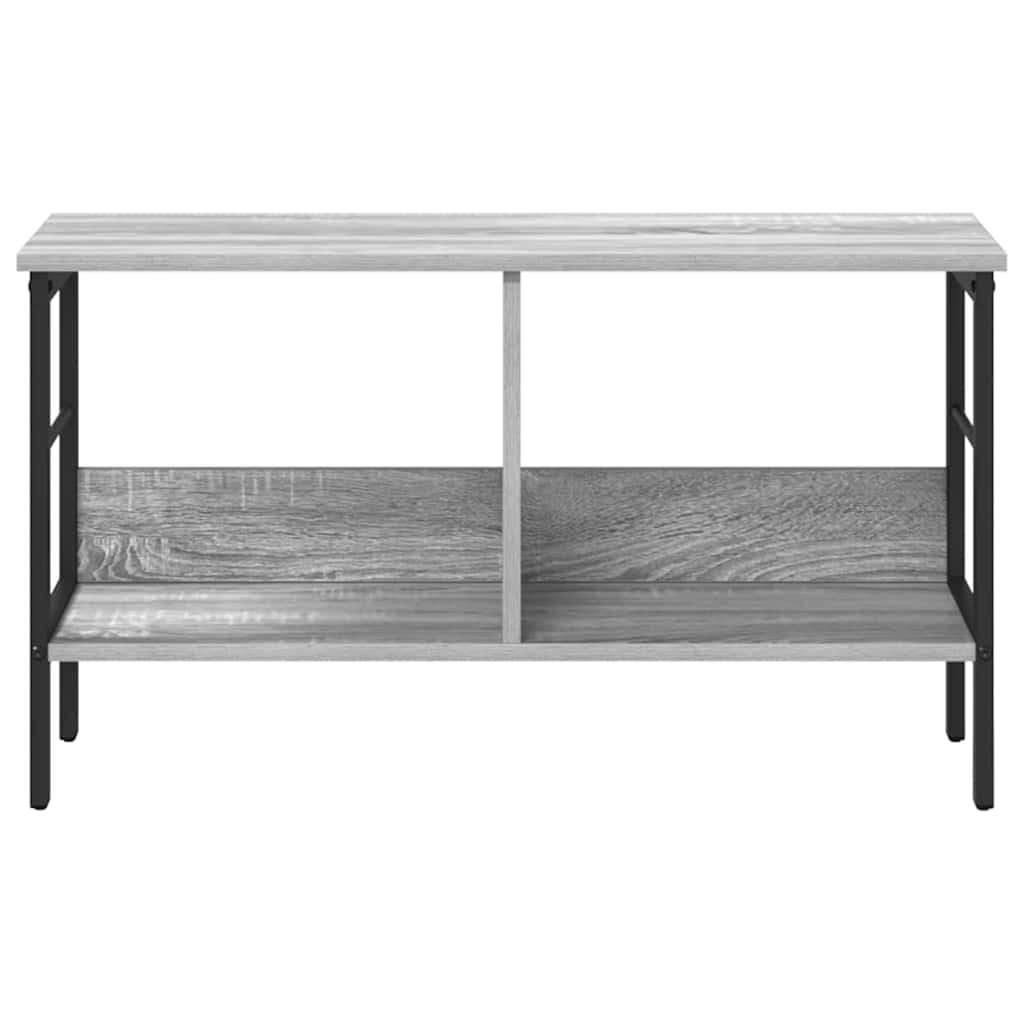 vidaXL Półka na książki Szary Sonoma 82 x 32 x 47 cm