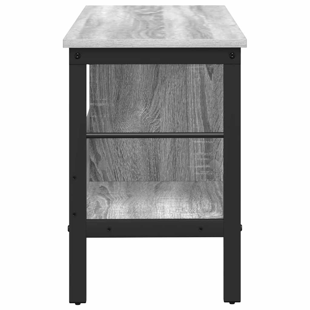 vidaXL Półka na książki Szary Sonoma 82 x 32 x 47 cm