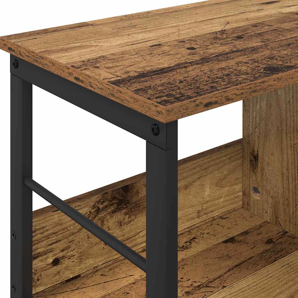 vidaXL Półka na książki Stare drewno 82 x 32 x 47 cm