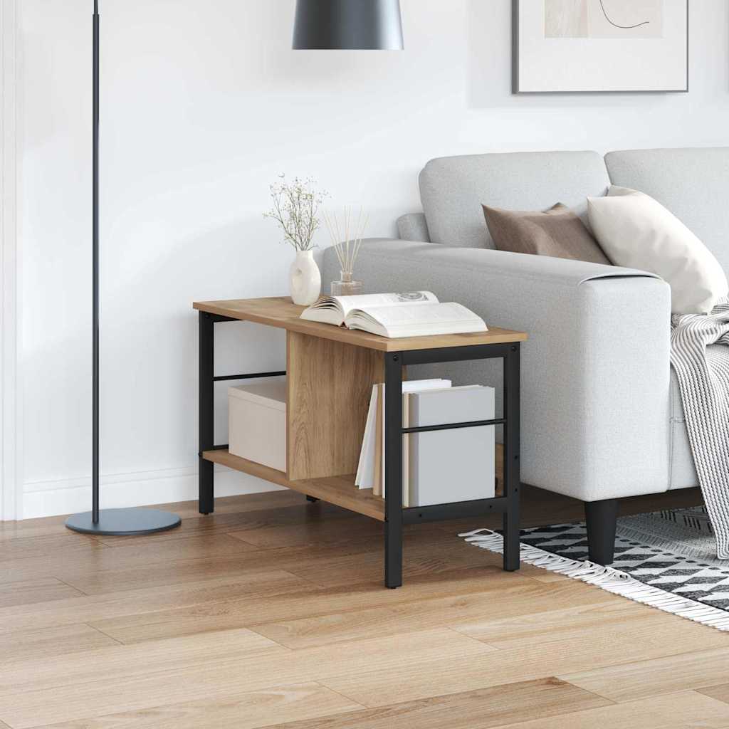 vidaXL Półka na książki Dąb rzemieślniczy 82 x 32 x 47 cm