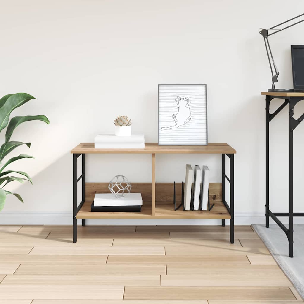 vidaXL Półka na książki Dąb rzemieślniczy 82 x 32 x 47 cm