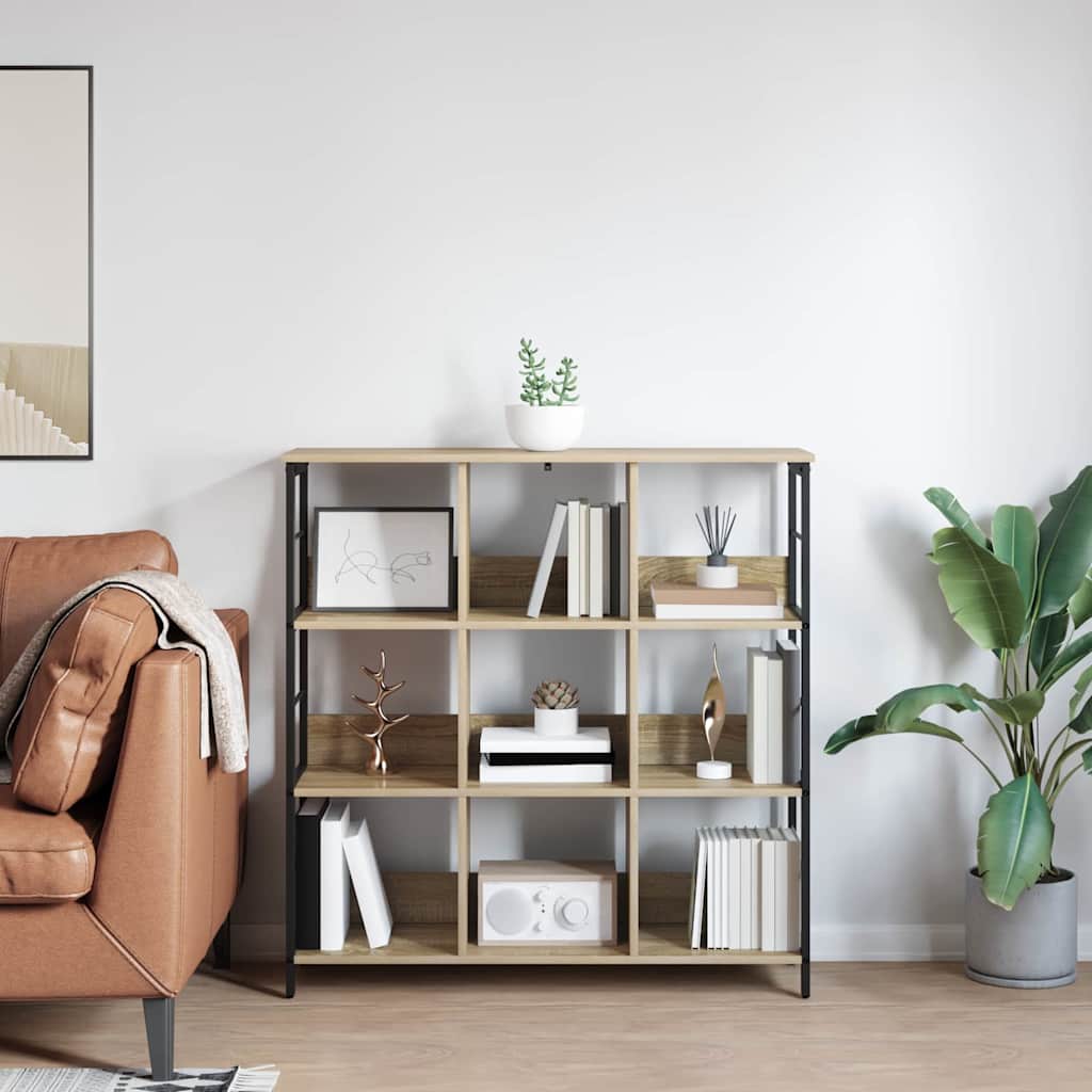 vidaXL Półka na książki Dąb Sonoma 102 x 32 x 104,5 cm
