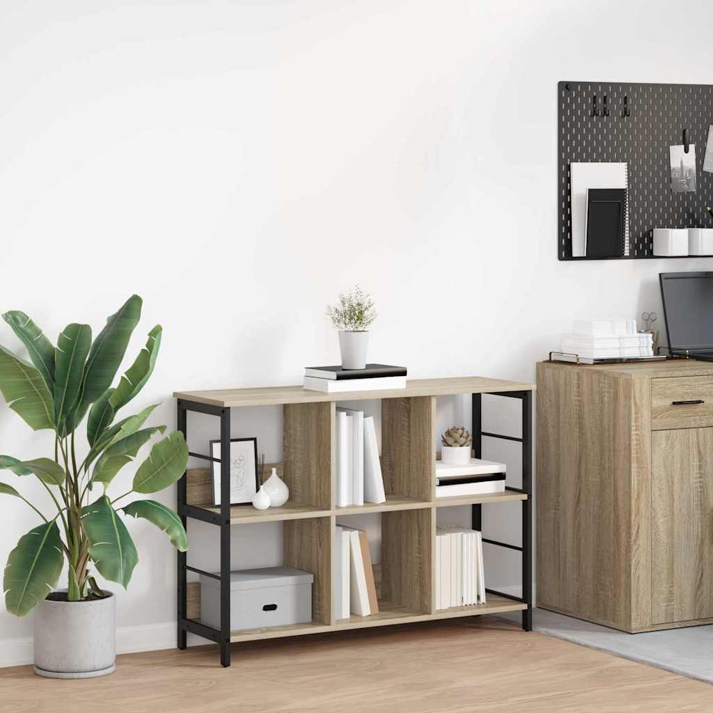 vidaXL Półka na książki Dąb Sonoma 102 x 32 x 72,5 cm