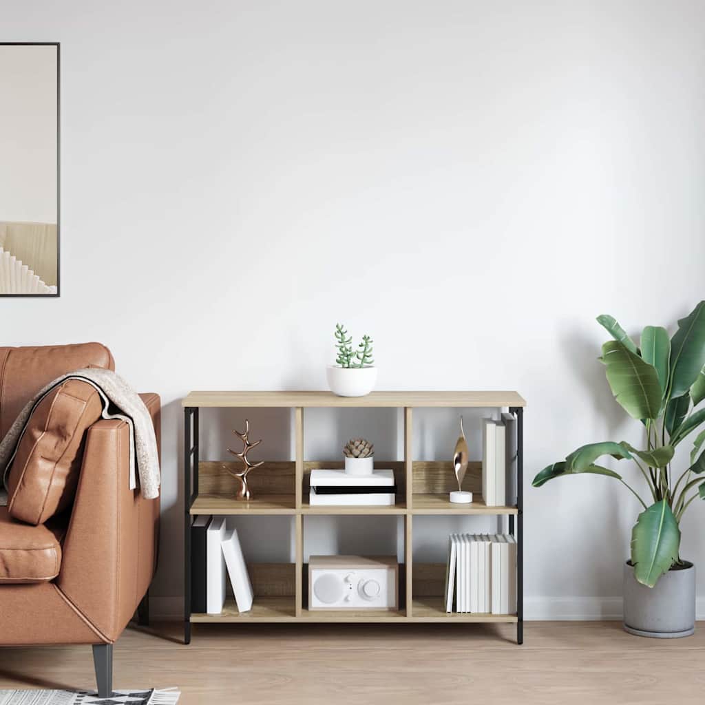 vidaXL Półka na książki Dąb Sonoma 102 x 32 x 72,5 cm