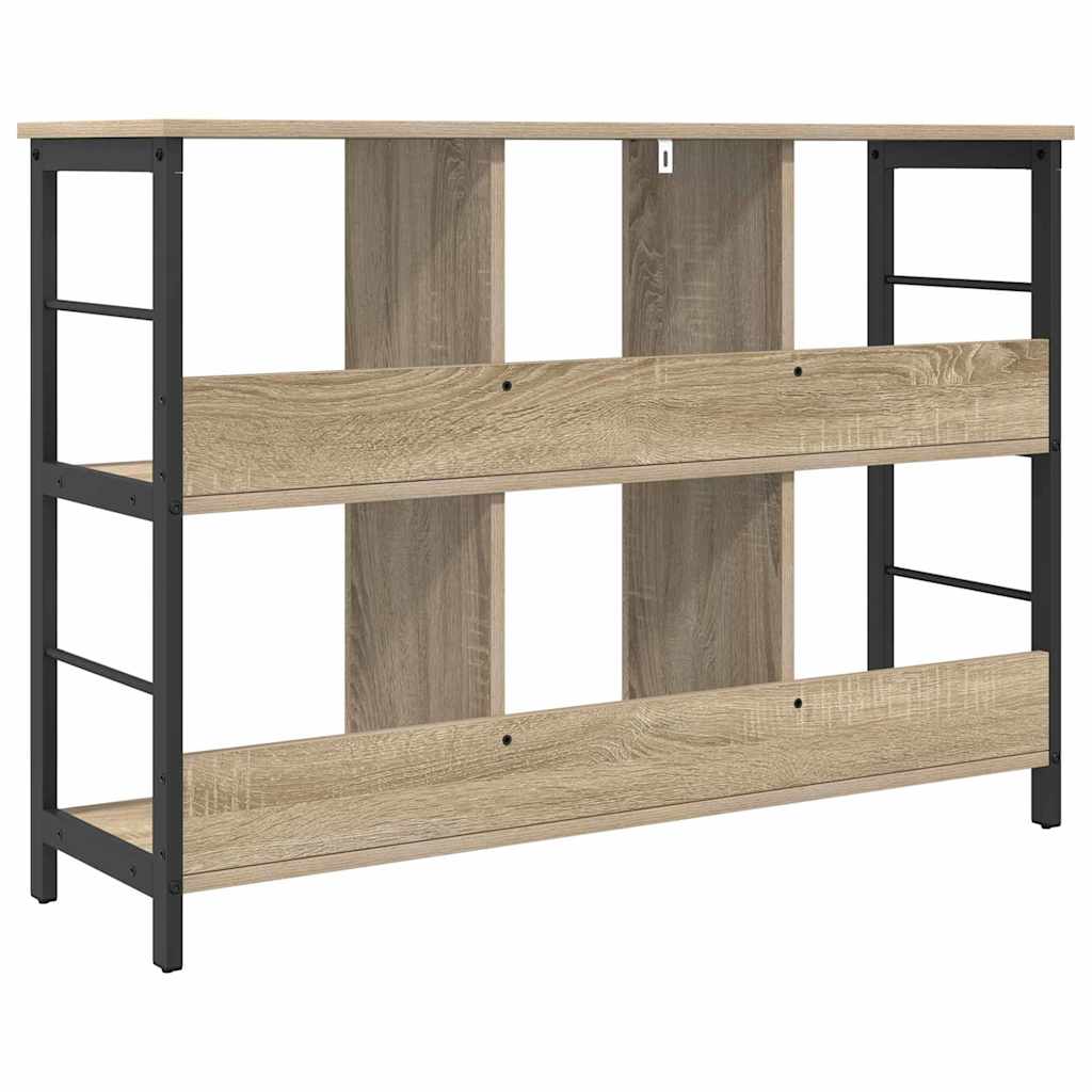 vidaXL Półka na książki Dąb Sonoma 102 x 32 x 72,5 cm