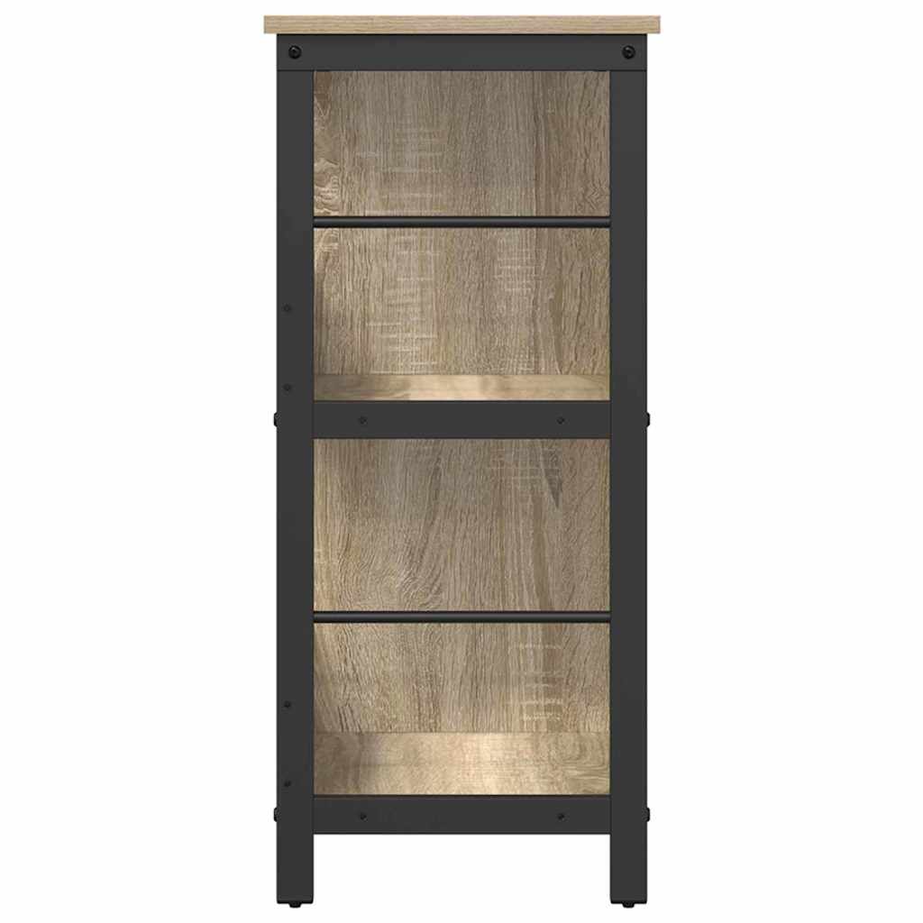 vidaXL Półka na książki Dąb Sonoma 102 x 32 x 72,5 cm