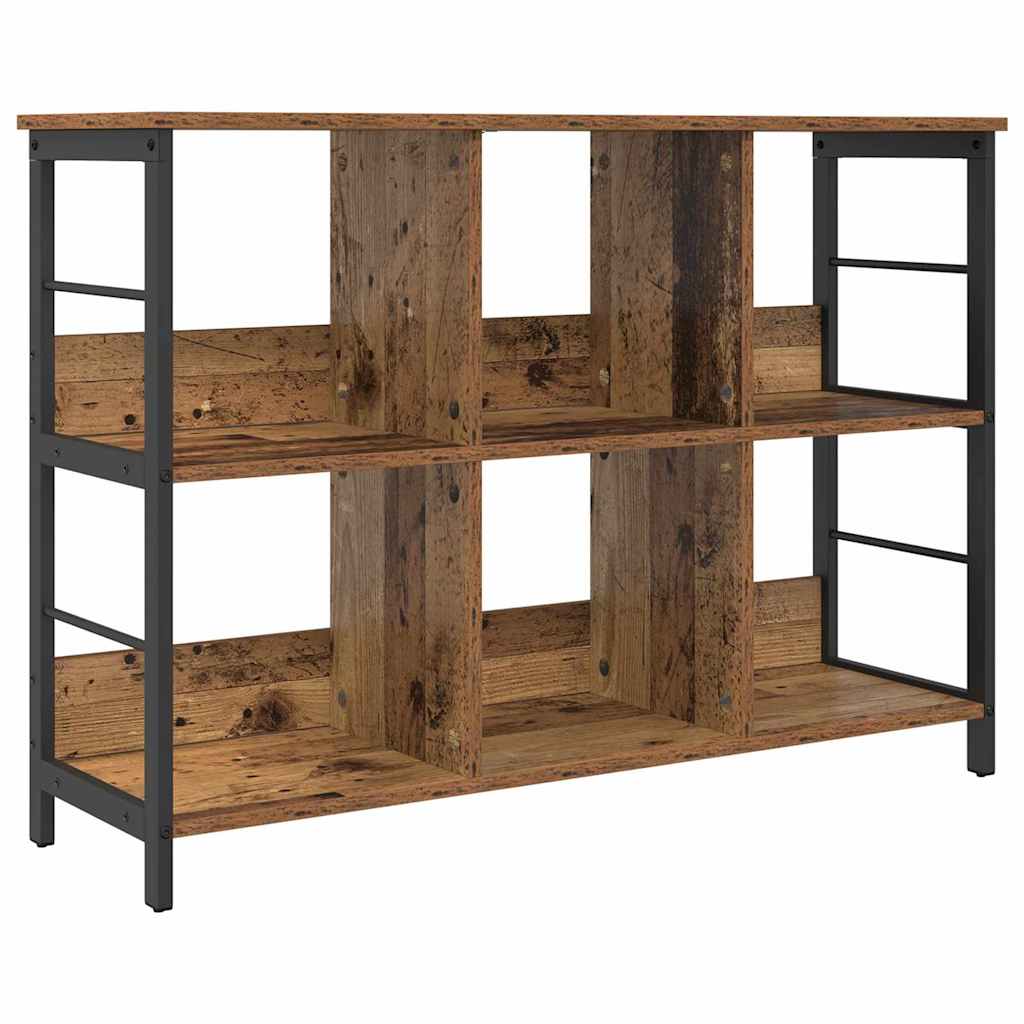 vidaXL Półka na książki Stare drewno 102 x 32 x 72,5 cm