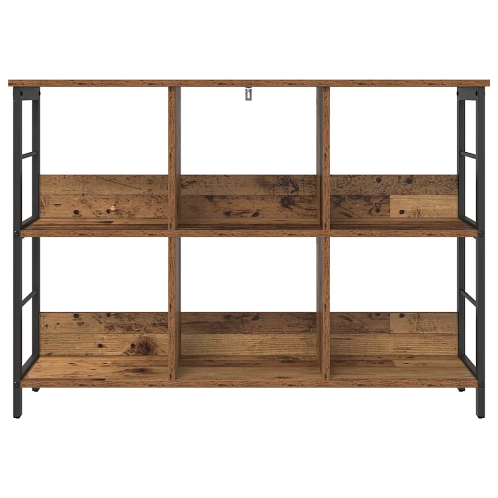 vidaXL Półka na książki Stare drewno 102 x 32 x 72,5 cm
