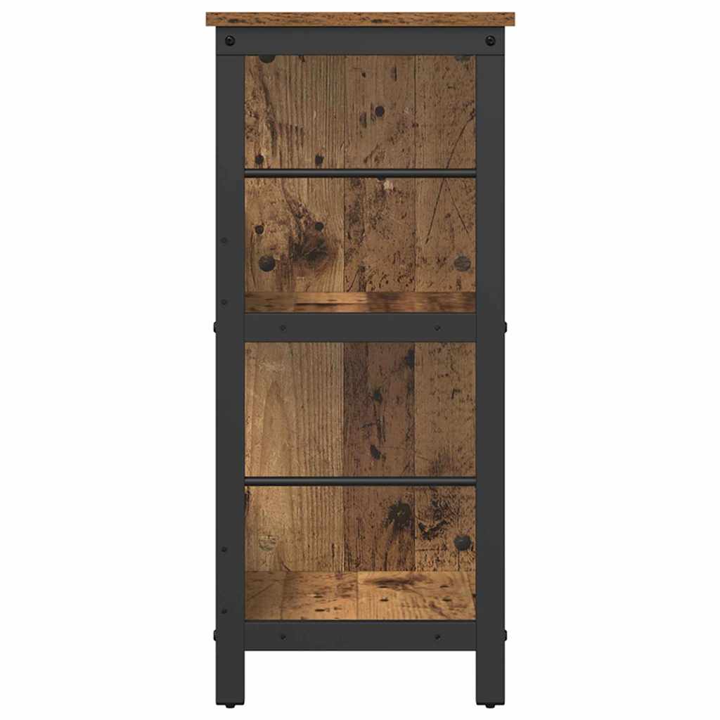 vidaXL Półka na książki Stare drewno 102 x 32 x 72,5 cm