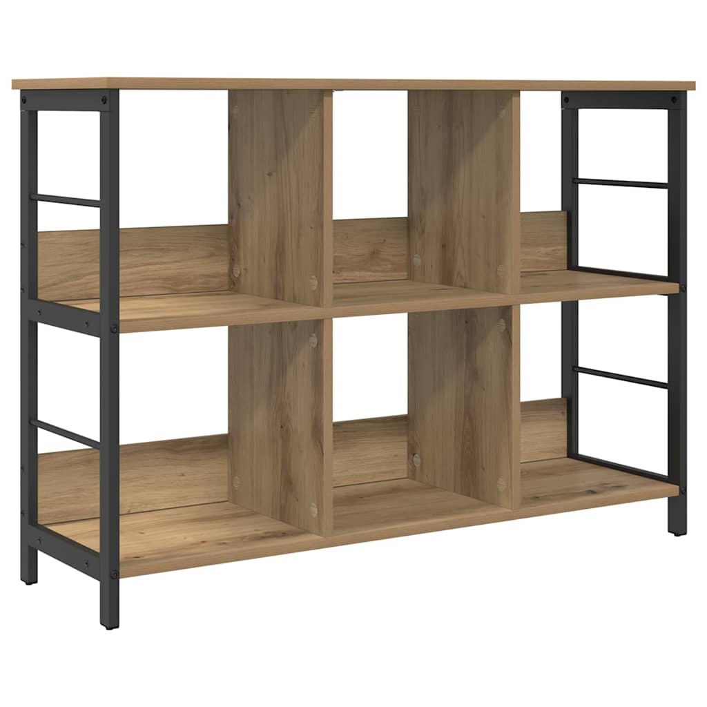 vidaXL Półka na książki Dąb rzemieślniczy 102 x 32 x 72,5 cm