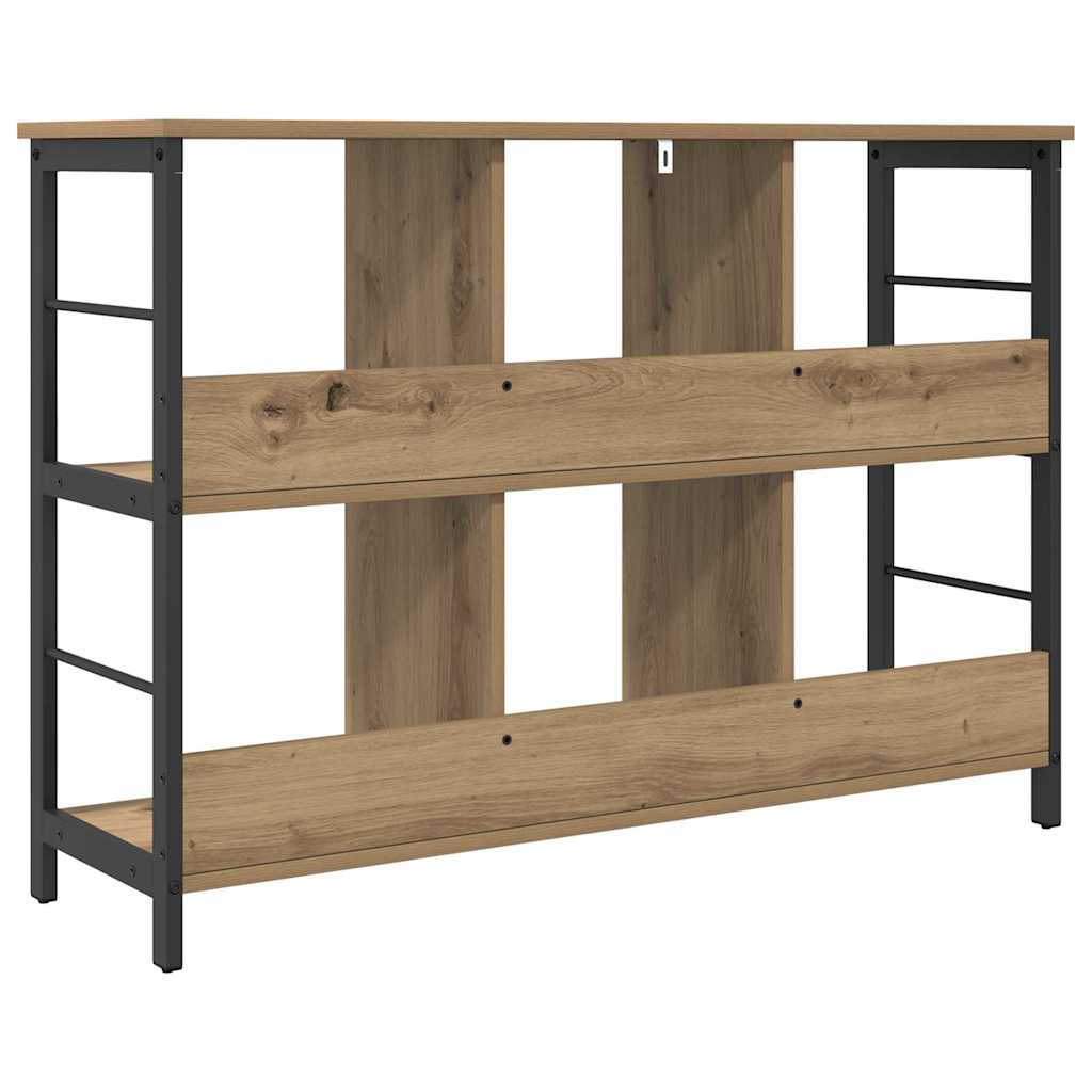 vidaXL Półka na książki Dąb rzemieślniczy 102 x 32 x 72,5 cm