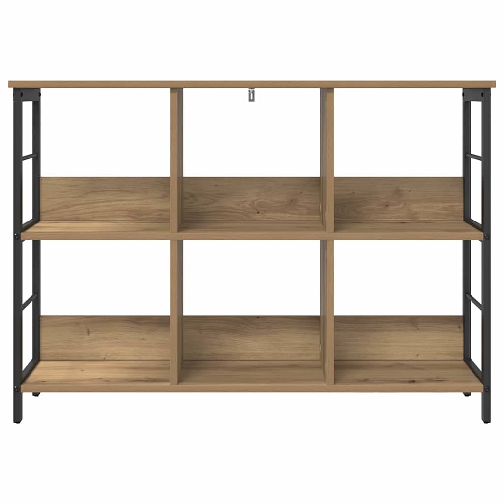 vidaXL Półka na książki Dąb rzemieślniczy 102 x 32 x 72,5 cm