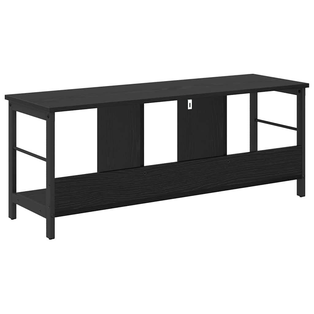 vidaXL Półka na książki Czarny Dąb 102 x 32 x 40,5 cm