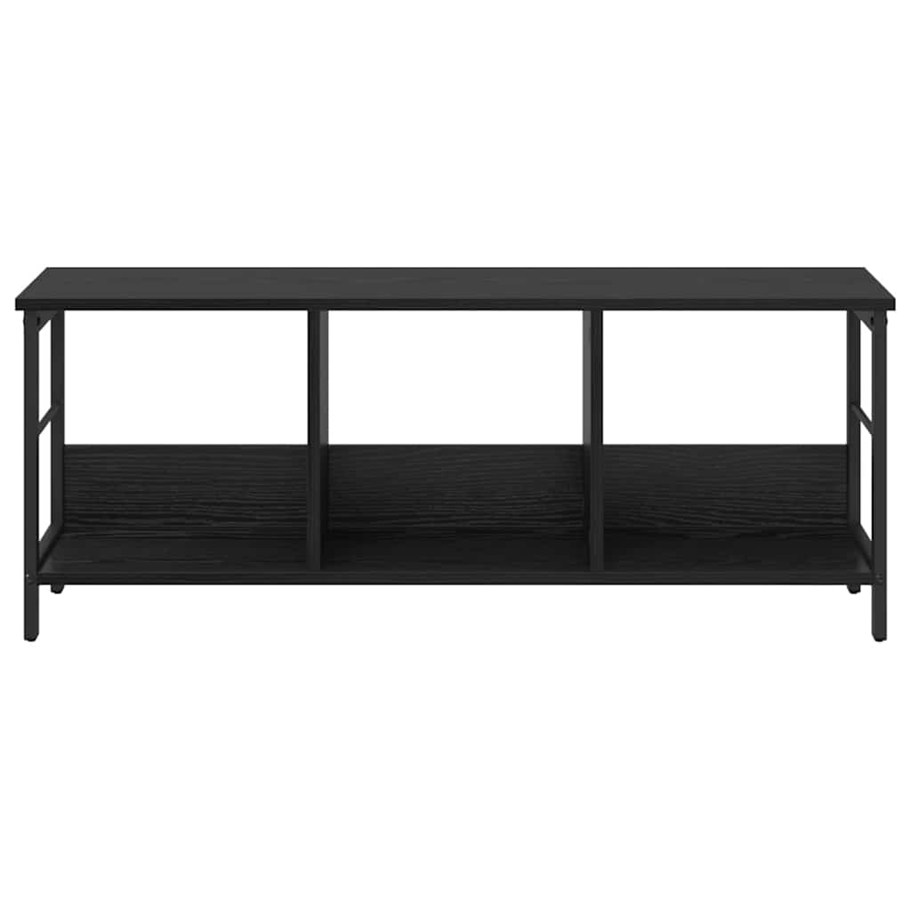 vidaXL Półka na książki Czarny Dąb 102 x 32 x 40,5 cm