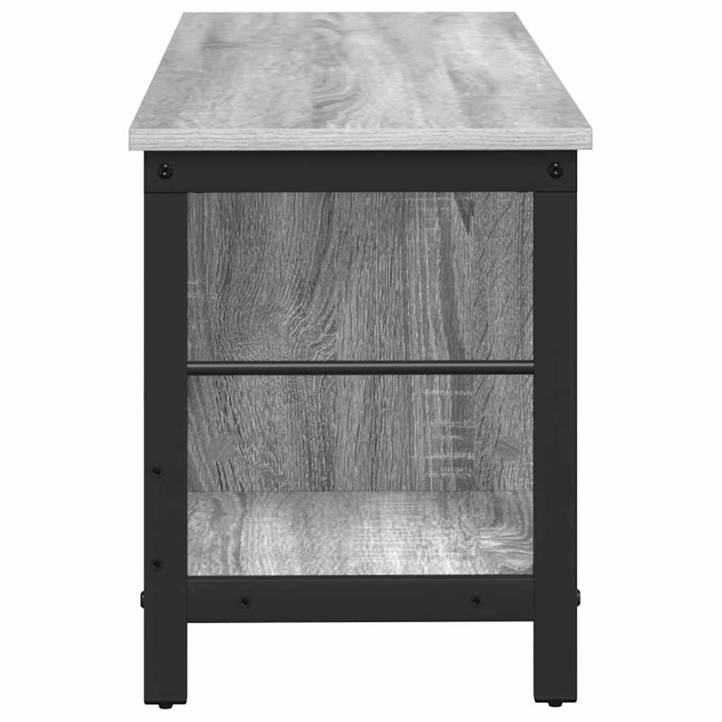 vidaXL Półka na książki Szary Sonoma 102 x 32 x 40,5 cm