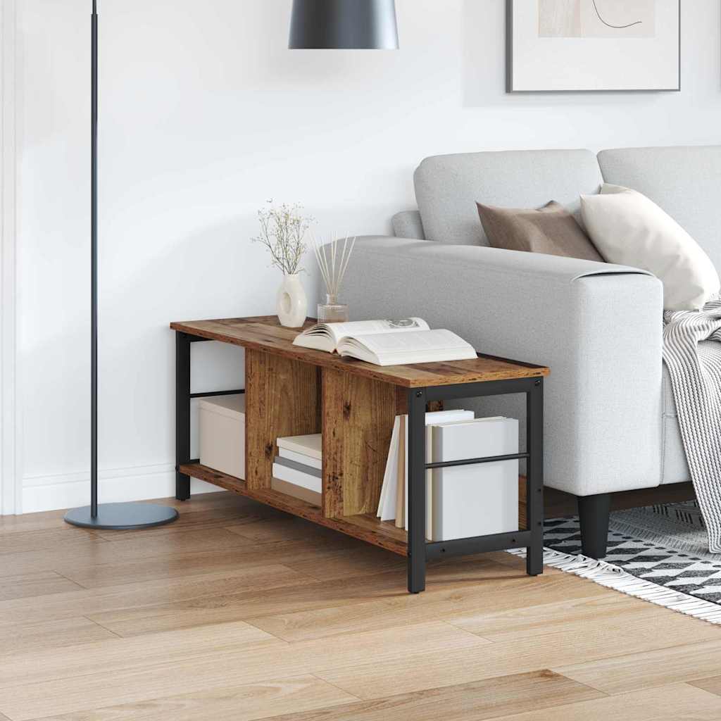 vidaXL Półka na książki Stare drewno 102 x 32 x 40,5 cm