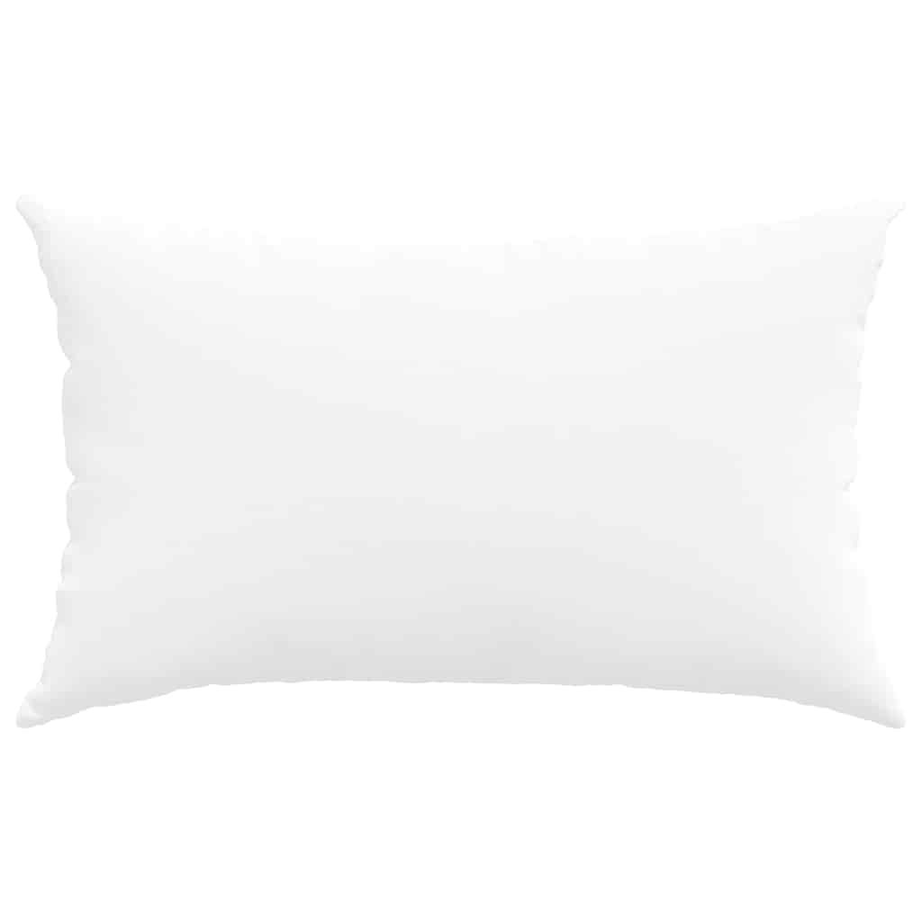 vidaXL Poduszki na sofę 2 pcs Biały 50 x 30 cm tkanina