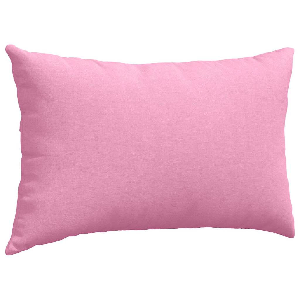 vidaXL Poduszki na sofę 2 pcs Różowy 50 x 30 cm tkanina