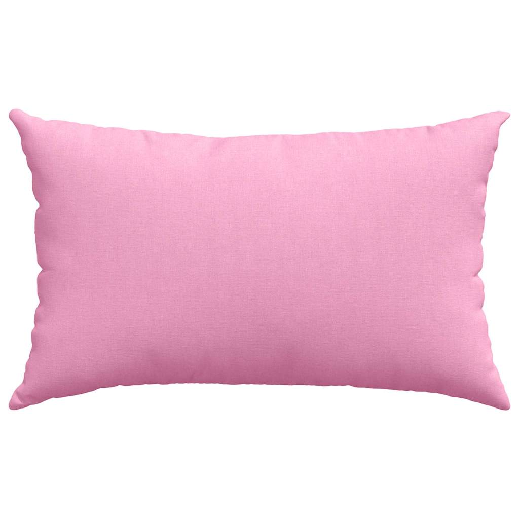 vidaXL Poduszki na sofę 2 pcs Różowy 50 x 30 cm tkanina