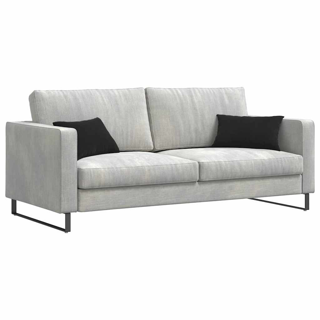 vidaXL Poduszki na sofę 2 pcs Czarny 50 x 30 cm Tkanina sztruksowa