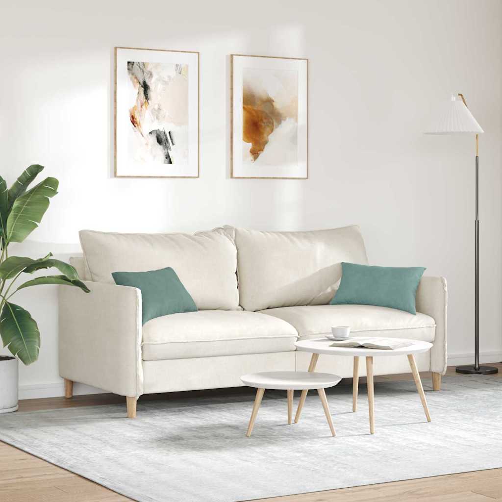vidaXL Poduszki na sofę 2 pcs Zielony morski 50 x 30 cm