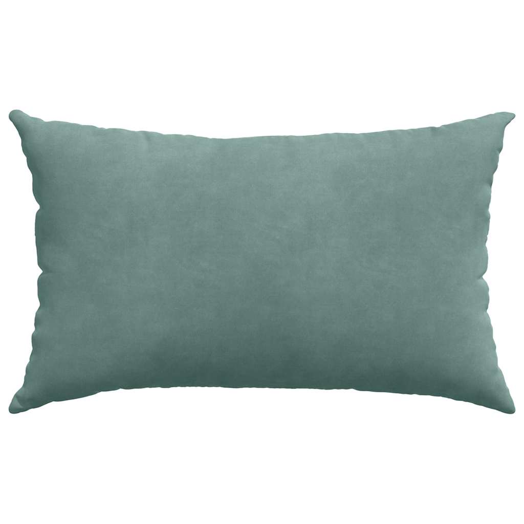 vidaXL Poduszki na sofę 2 pcs Zielony morski 50 x 30 cm