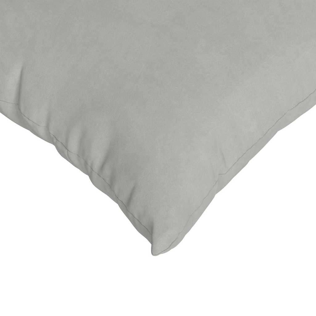 vidaXL Poduszki na sofę 2 pcs Jasnoszary 50 x 30 cm tkanina